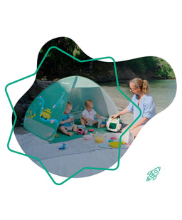 Babymoov Outdoor Play Badabulle Anti-UV Baby & Toddler Summer Tent - Sage