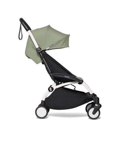 Babyzen BABYZEN YOYO² Pushchair - White Frame & Olive 6+ Colour Pack