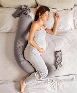 bbhugme bbhugme™ Pregnancy Pillow Kit - Stone