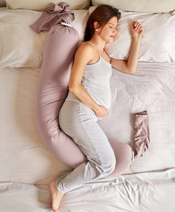 bbhugme Pregnancy & Nursing Pillows bbhugme&trade; Pregnancy Pillow Kit - Dusty Pink