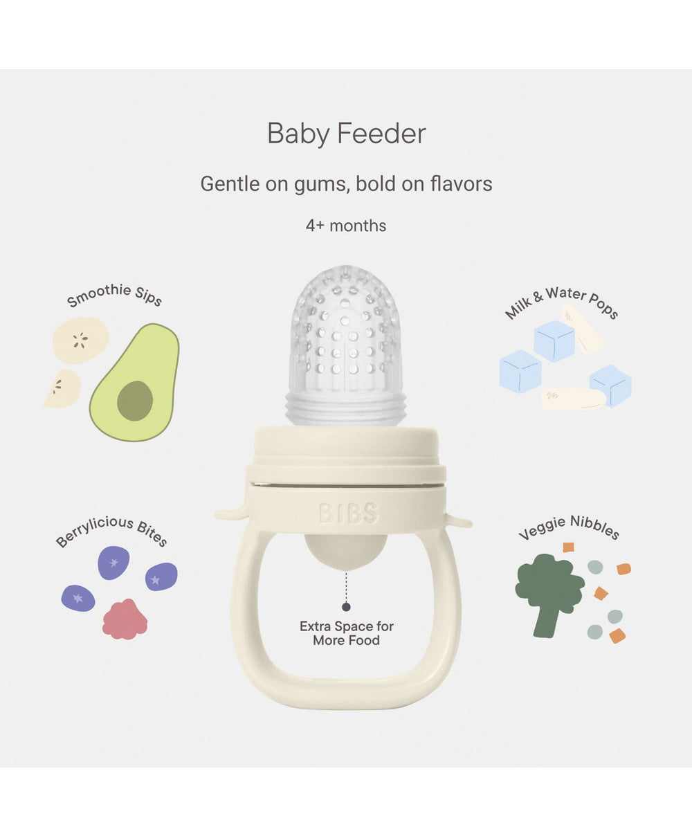 Bibs World Baby Weaning BIBS Baby Feeder - Ivory
