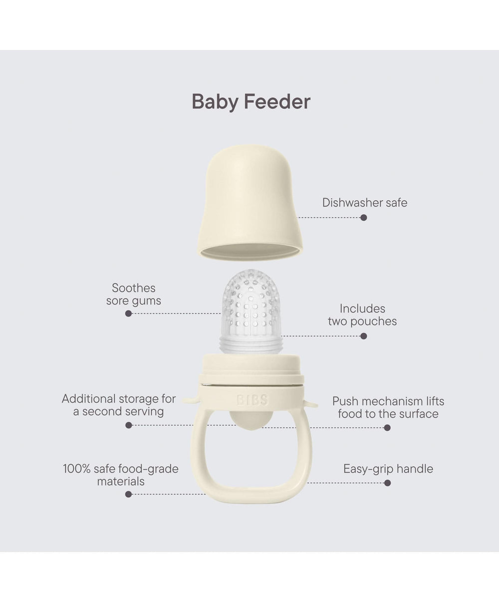 Bibs World Baby Weaning BIBS Baby Feeder - Ivory
