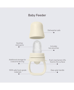 Bibs World Baby Weaning BIBS Baby Feeder - Sage