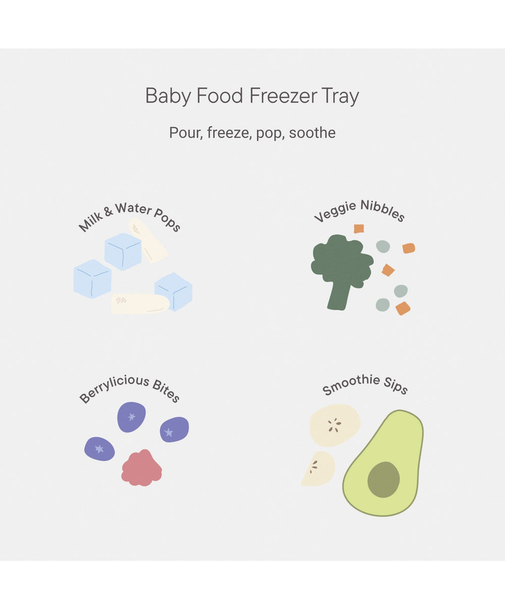 Bibs World Baby Weaning BIBS Baby Feeder &amp; Tray Bundle - Ivory