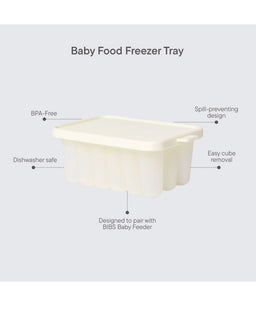 Bibs World Baby Weaning BIBS Baby Feeder & Tray Bundle - Ivory