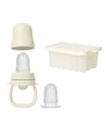 Bibs World Baby Weaning BIBS Baby Feeder & Tray Bundle - Ivory