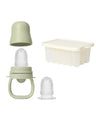 Bibs World Baby Weaning BIBS Baby Feeder & Tray Bundle - Sage