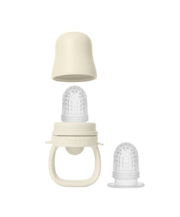 Bibs World Baby Weaning BIBS Spoon Feeder & Pureee Feeder Bundle  - Ivory