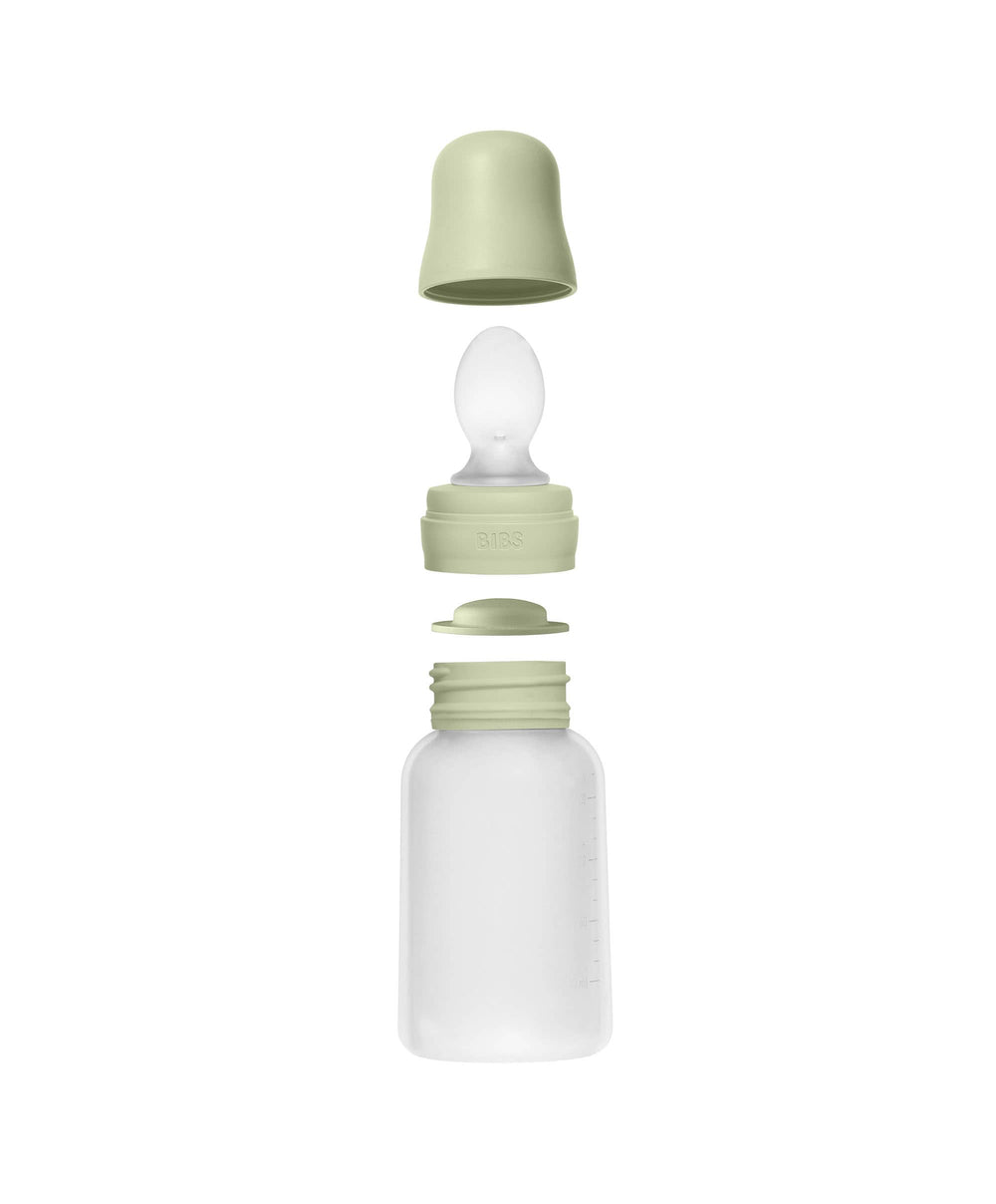 Bibs World Baby Weaning BIBS Spoon Feeder &amp; Purree Feeder Bundle - Sage