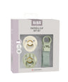 Bibs World BIBS Pacifier & Loop Clip Gift Set - Sage