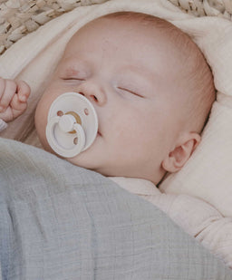 Bibs World Bottle Feeding BIBS Colour Pacifiers 2 Pack Size 1 - Ivory/Sage