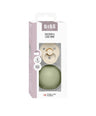 Bibs World Soothers BIBS Colour Pacifier Round Latex Size 1 Ivory & Pacifier Case Mini - Sage