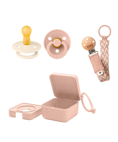 Bibs World Soothers BIBS Dummies Bundle Size 1 (3 Pieces) – Blush