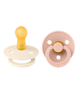 Bibs World Soothers BIBS Dummies Bundle Size 1 (3 Pieces) – Blush/Ivory/Vanilla