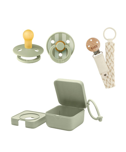 Bibs World Soothers BIBS Dummies Bundles (3 Pieces) – Ivory/Sage