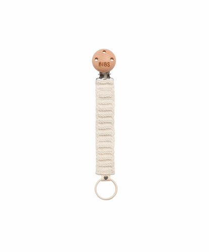 Bibs World Soothers BIBS Pacifier Clip - Knitted Ivory
