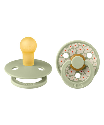 Bibs World Soothers BIBS Pacifier Studio Colour (2 Pack) Jasmine Sage