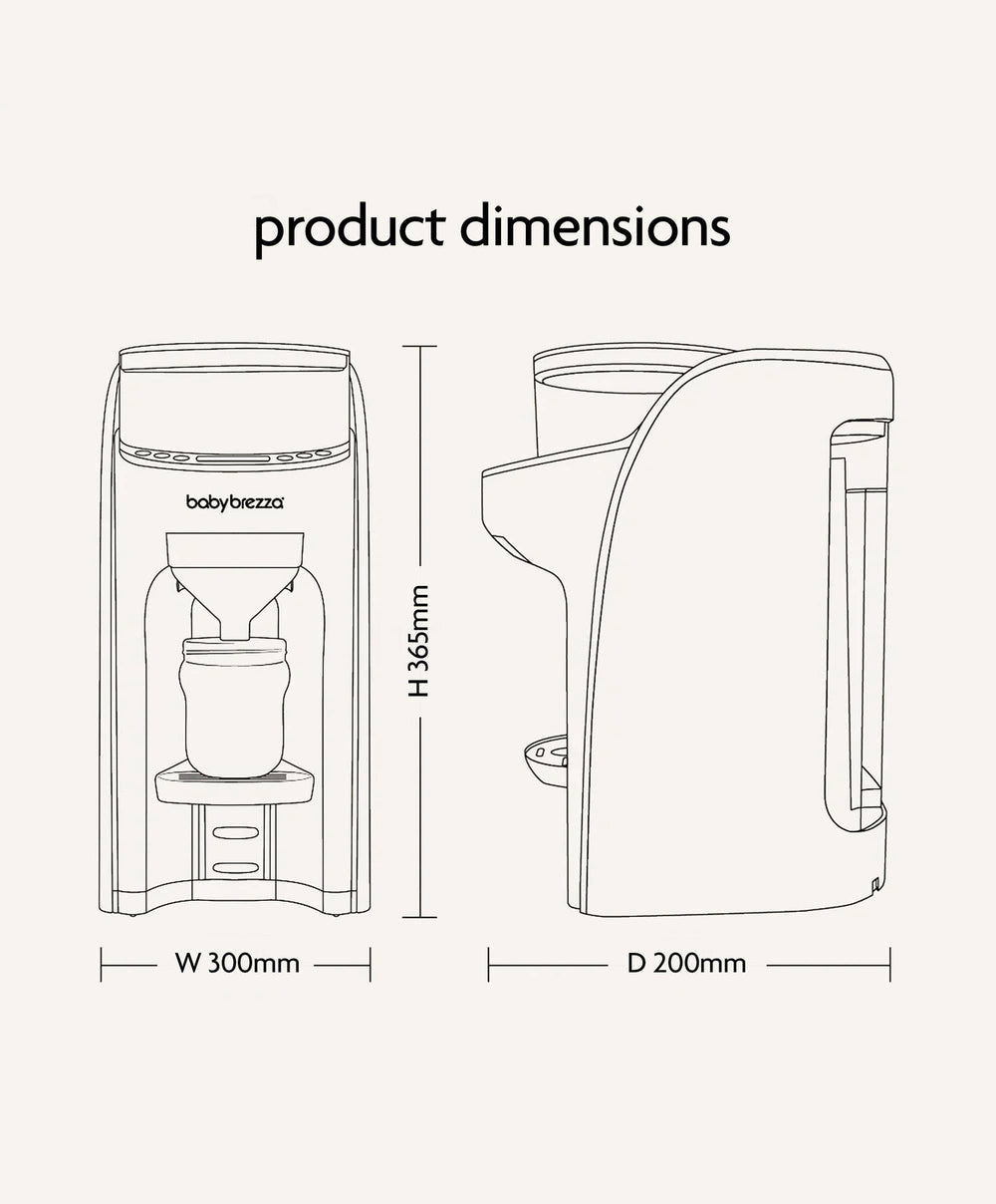 Brezza Baby Brezza Formula Pro Advanced - Black &amp; White