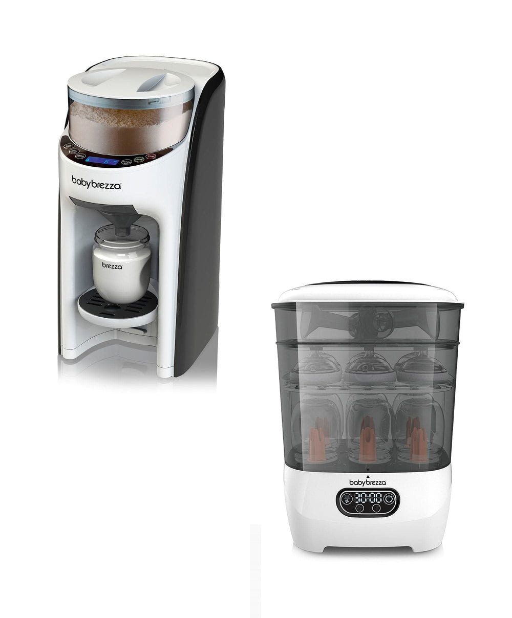 Brezza Bottle Feeding Baby Brezza Formula Pro Advanced &amp; Steriliser Dryer Advanced - White