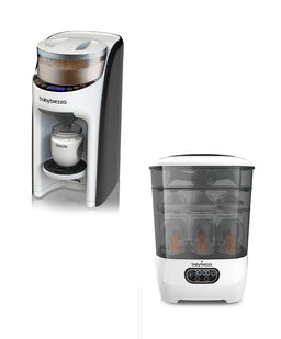 Brezza Bottle Feeding Baby Brezza Formula Pro Advanced & Steriliser Dryer Advanced - White