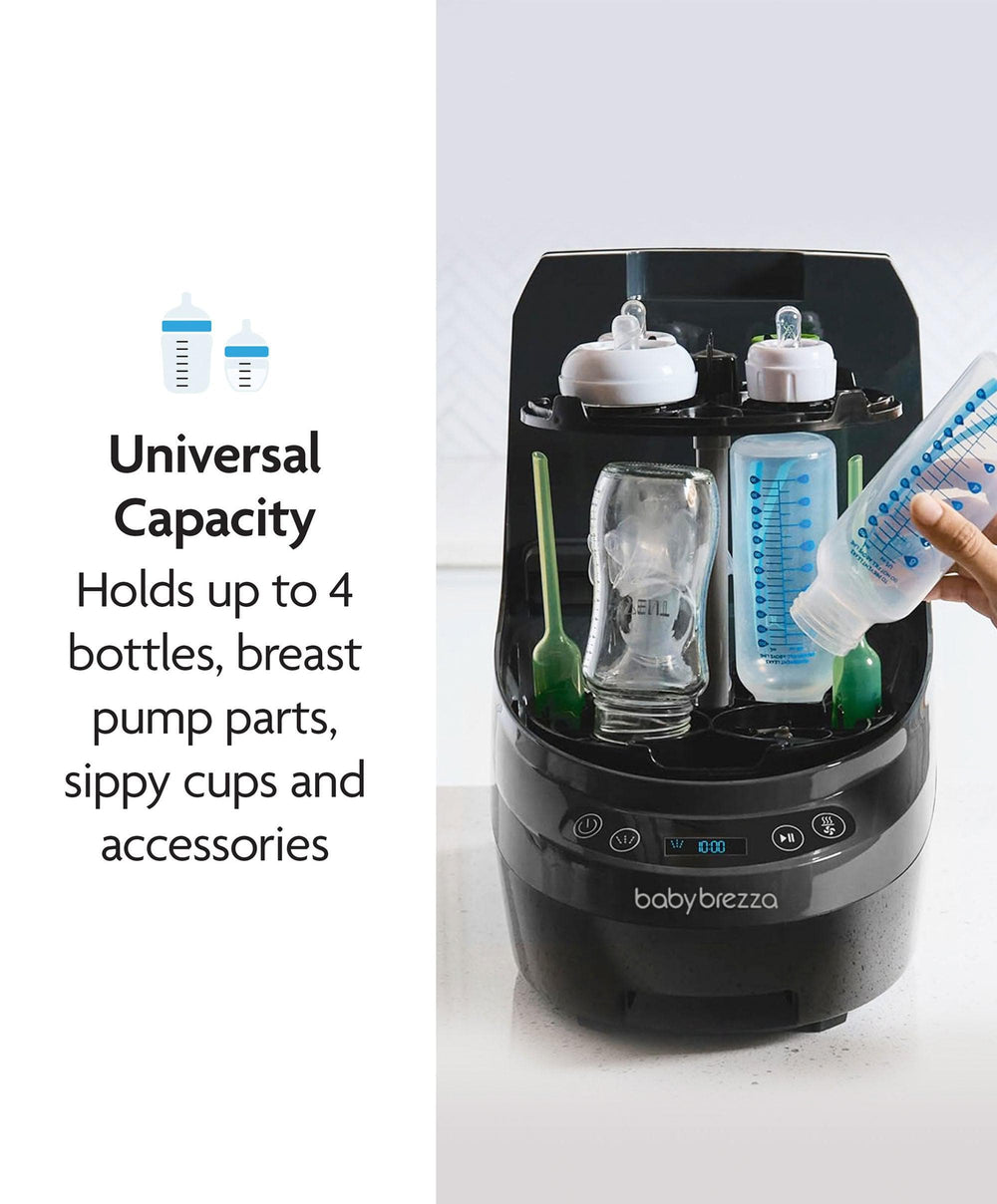 Brezza Bottle Feeding Baby Brezza Formula Pro &amp; Bottle Washer Pro Bundle - Black