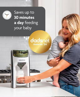 Brezza Bottle Feeding Baby Brezza Formula Pro & Bottle Washer Pro Bundle - White