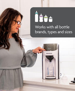 Brezza Bottle Feeding Baby Brezza Formula Pro & Bottle Washer Pro Bundle - White