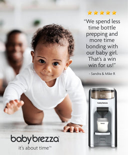 Brezza Bottle Feeding Baby Brezza Formula Pro & Bottle Washer Pro Bundle - White