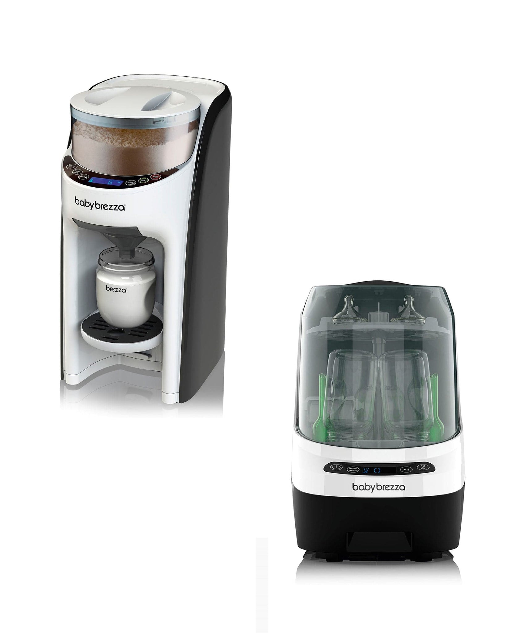 Baby Brezza Formula Pro & Bottle Washer Pro Bundle - White – Mamas 