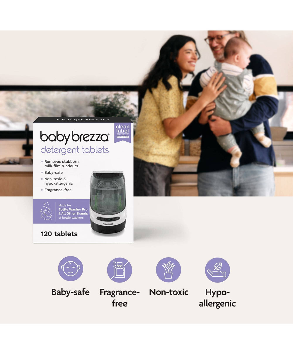 Brezza Bottle Feeding Babybrezza Bottle Washer Pro &amp;  Detergent Tablets - Black