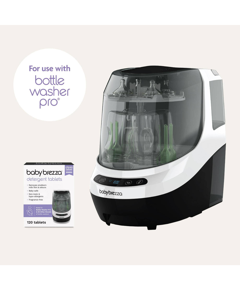 Brezza Bottle Feeding Babybrezza Bottle Washer Pro &amp;  Detergent Tablets - White