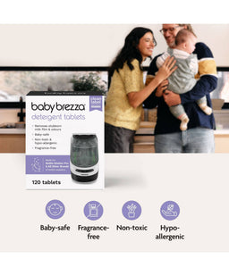 Brezza Bottle Feeding Babybrezza Bottle Washer Pro &  Detergent Tablets - White