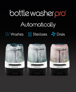 Brezza Bottle Feeding Babybrezza Bottle Washer Pro &  Detergent Tablets - White