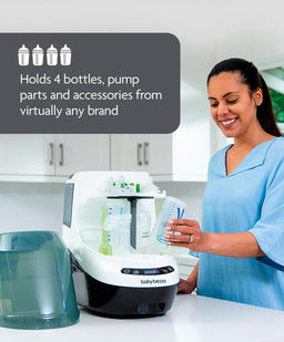 Brezza Bottle Feeding Babybrezza Bottle Washer Pro &  Detergent Tablets - White