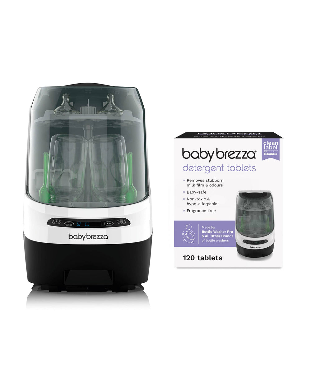 Brezza Bottle Feeding Babybrezza Bottle Washer Pro &amp;  Detergent Tablets - White