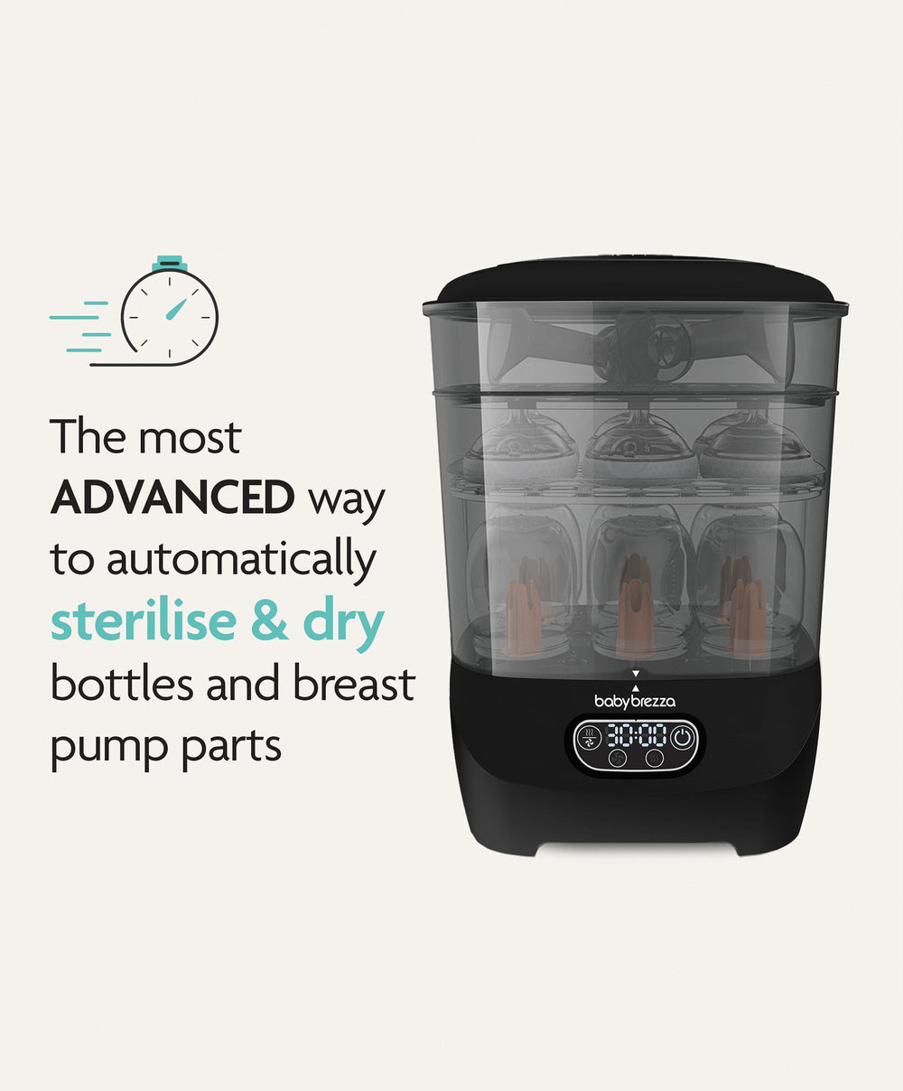 Brezza Bottle Feeding Babybrezza Steriliser Dryer Advanced - Black