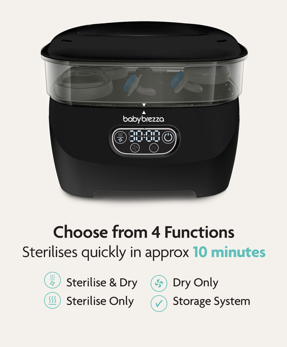 Brezza Bottle Feeding Babybrezza Steriliser Dryer Advanced - Black