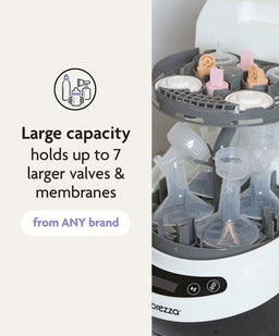 Brezza Breastfeeding Baby Brezza Bottle Washer Pro Breast Pump Rack - Grey