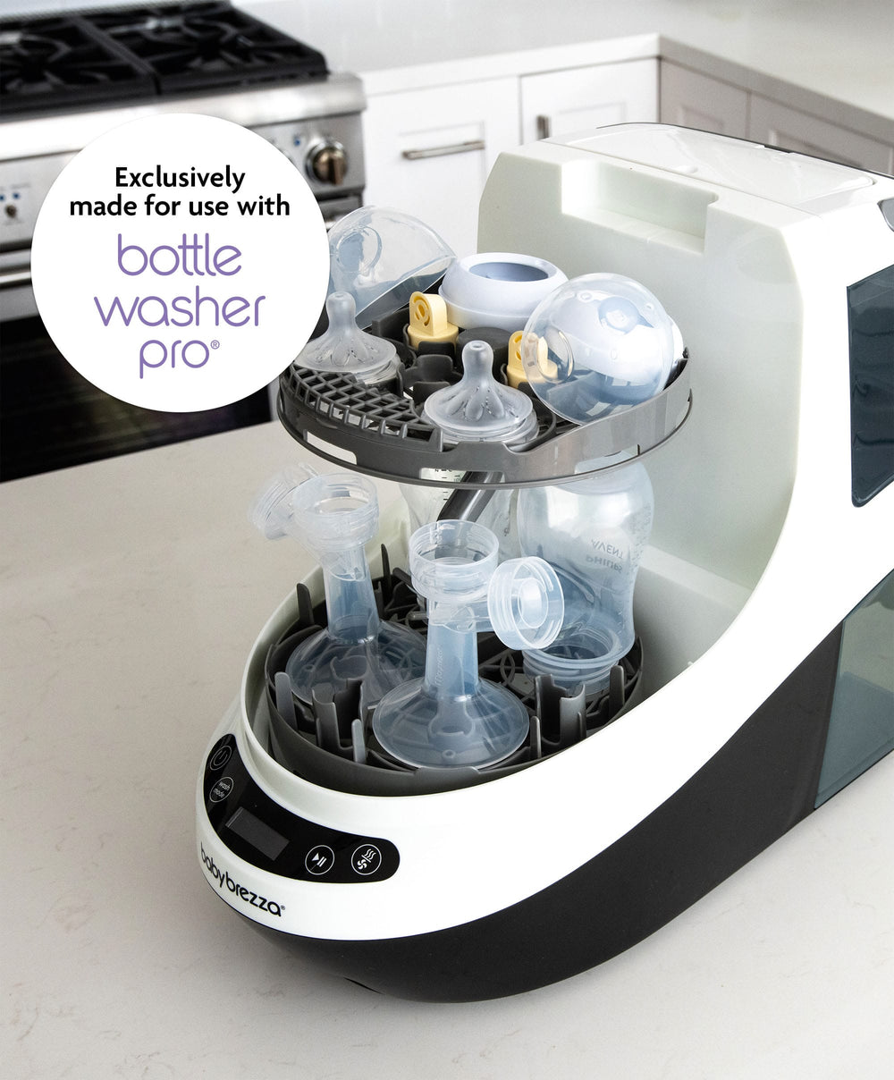 Brezza Breastfeeding Baby Brezza Bottle Washer Pro Breast Pump Rack - Grey