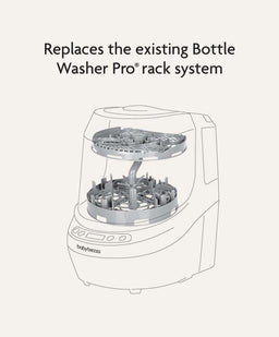 Brezza Breastfeeding Baby Brezza Bottle Washer Pro Breast Pump Rack - Grey
