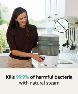 Brezza Sterilisers Baby Brezza Steriliser Dryer Advanced - Black & White