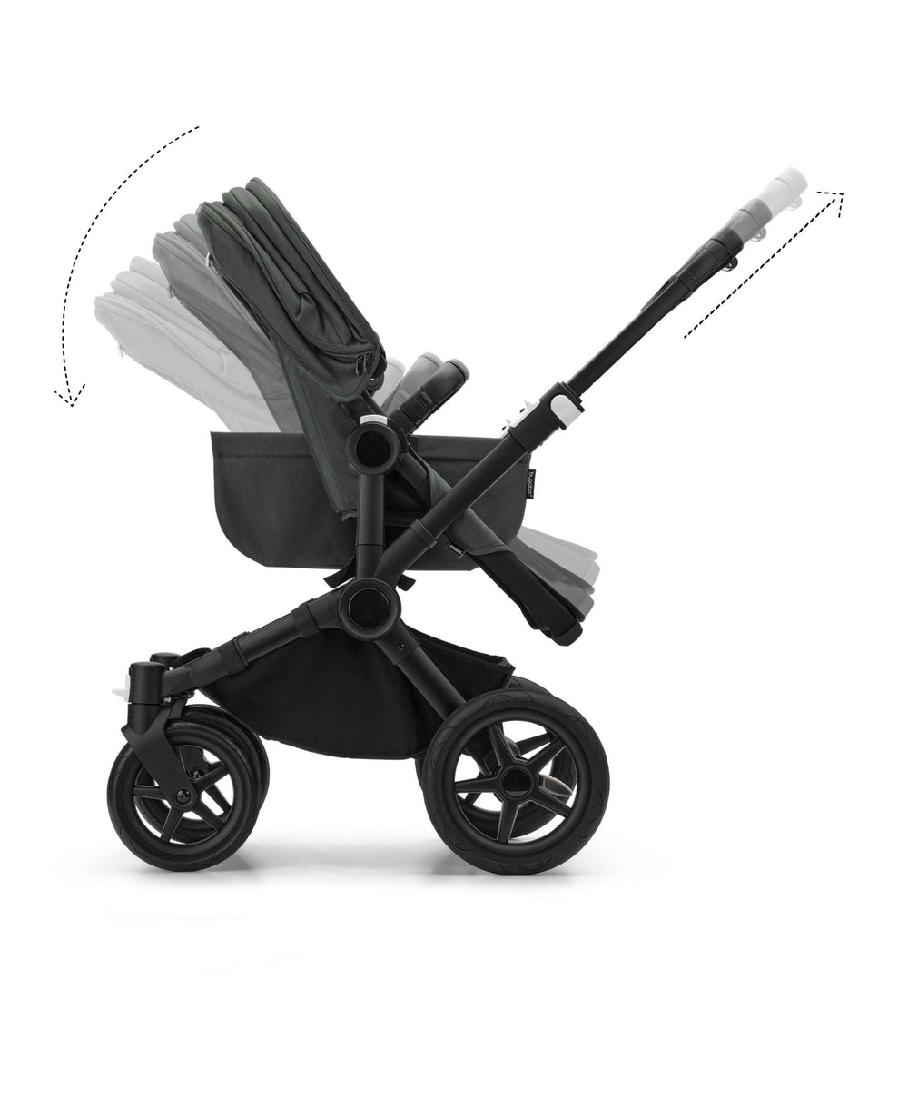 Bugaboo Bugaboo Donkey 5 Mono Complete Pushchair bundle with Cybex Cloud T i-Size Rotating Baby Car Seat &amp; Base - (10 Pieces) - Forrest Green