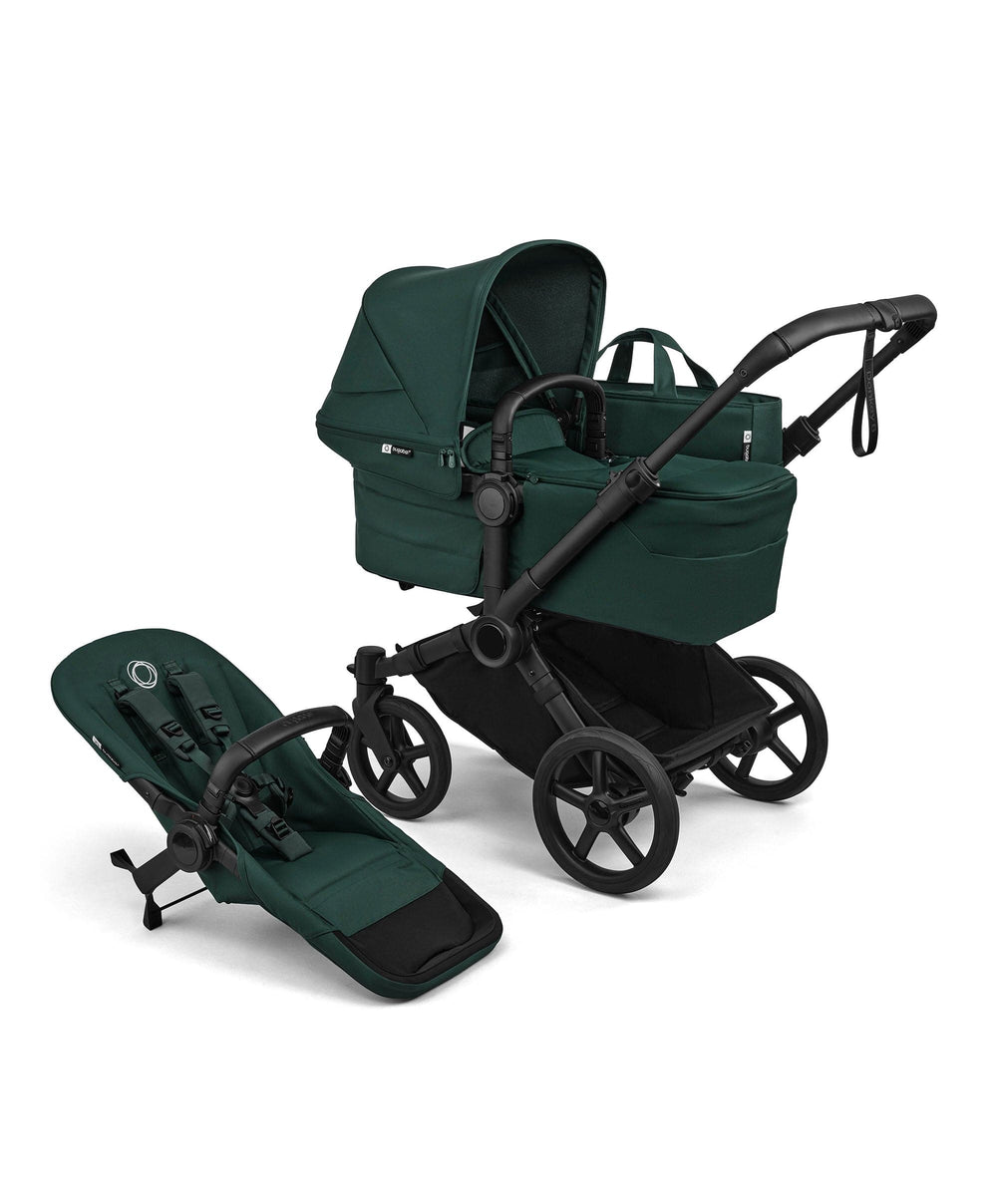 Bugaboo Bugaboo Donkey 6 Double Essential Pushchair Bundle (5 Pieces) - Fern Green