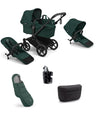Bugaboo Bugaboo Donkey 6 Double Essential Pushchair Bundle (5 Pieces) - Fern Green