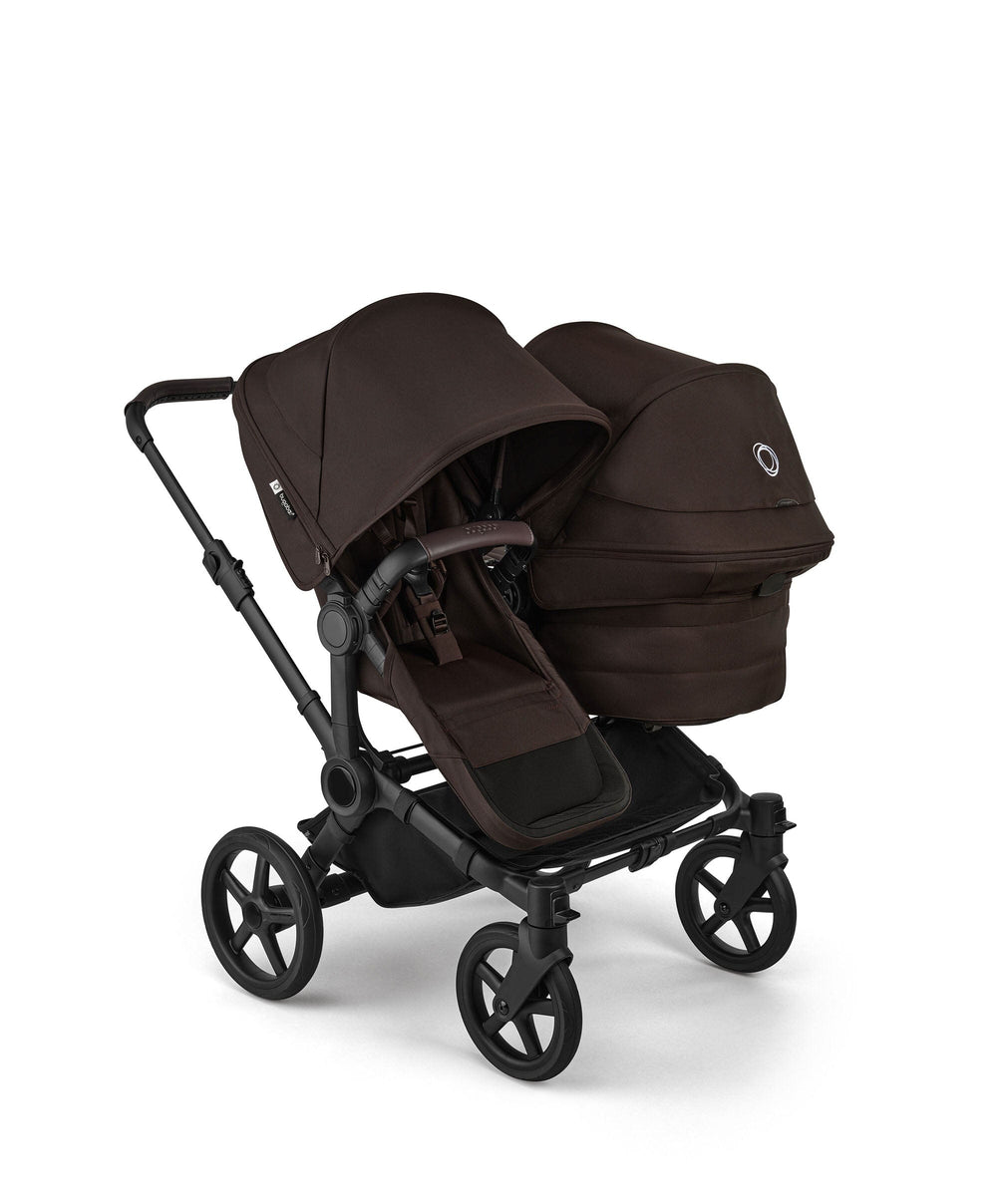 Bugaboo Bugaboo Donkey 6 Double Ultimate Bundle With Cybex Cloud T+ i-Size Rotating Baby Car Seat &amp; Base (8 Pieces) - Cocoa Brown