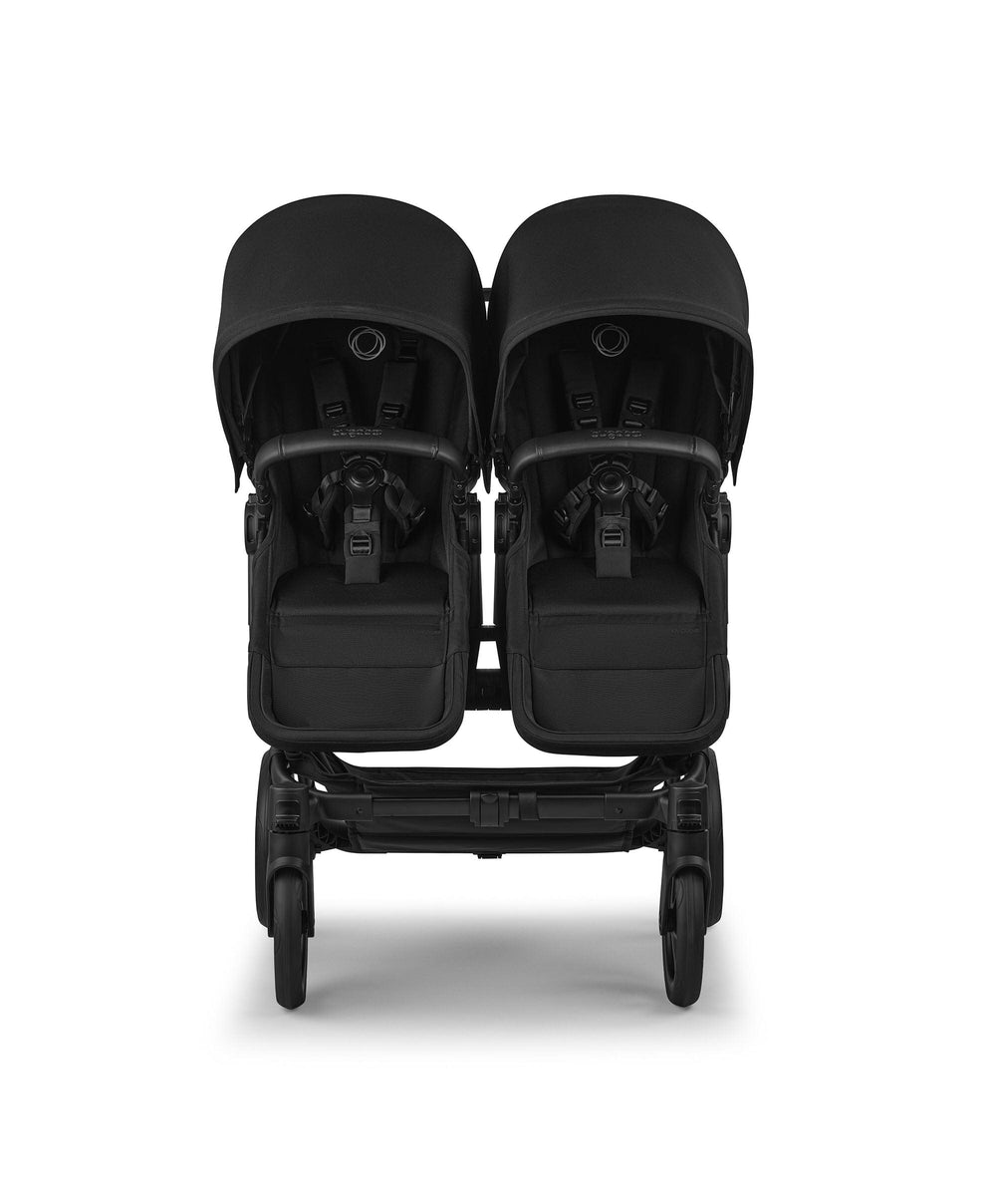 Bugaboo Bugaboo Donkey 6 Double Ultimate Pushchair Bundle With Cybex Cloud T i-Size Rotating Baby Car Seat &amp; Base (8 Pieces) - Heritage Black