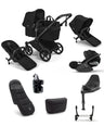Bugaboo Bugaboo Donkey 6 Double Ultimate Pushchair Bundle With Cybex Cloud T i-Size Rotating Baby Car Seat & Base (8 Pieces) - Heritage Black