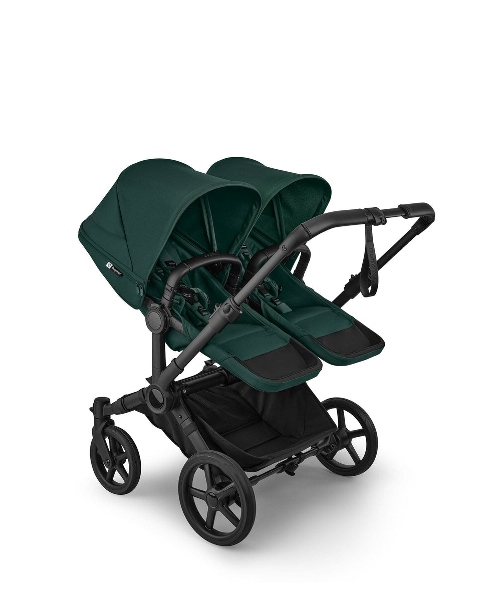 Bugaboo Bugaboo Donkey 6 Duo Ultimate Pushchair Bundle With Cybex Cloud T+ i-Size Rotating Baby Car Seat &amp; Base (8 Pieces) - Fern Green