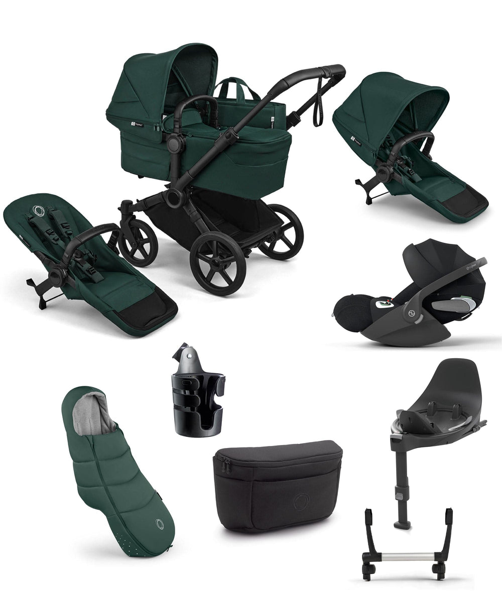 Bugaboo Donkey 6 Duo Ultimate Pushchair Bundle With Cybex Cloud T Plus – Mamas & Papas IE