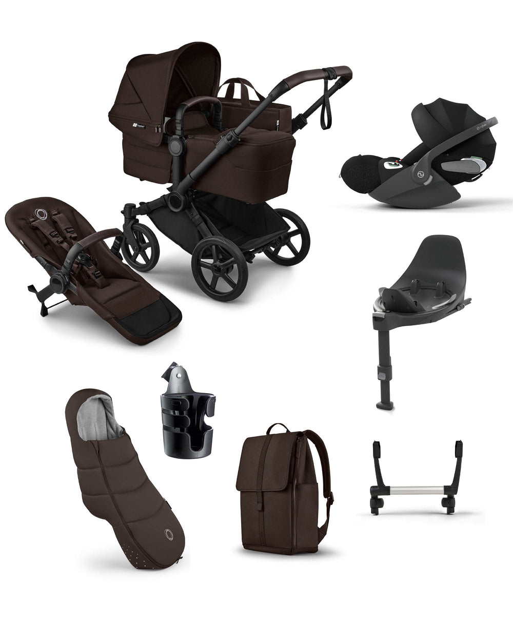 Bugaboo Bugaboo Donkey 6 Single Ultimate Pushchair Bundle (7 Pieces) - Cocoa Brown